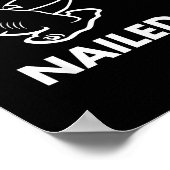 バッチリだ - 面白いハンマーヘッドシャーク ポスター (角)