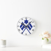 バッチ処理バッジ時計 ラウンド壁時計 (ホーム)