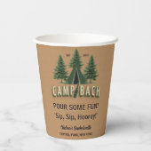 バッチ・バッカレットコテージ・ラスティック・テント・パーティ・カスタム 紙コップ (裏面)