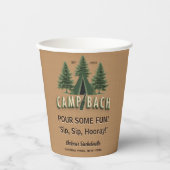 バッチ・バッカレットコテージ・ラスティック・テント・パーティ・カスタム 紙コップ (正面)