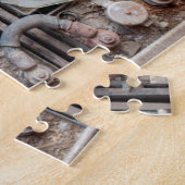 バッテの廃鉱山の産業用機器 ジグソーパズル (側面)