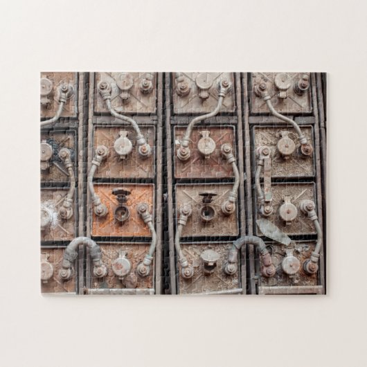 バッテの廃鉱山の産業用機器 ジグソーパズル (横)