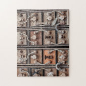 バッテの廃鉱山の産業用機器 ジグソーパズル (縦)