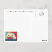 バッティチェリのハリネズミ誕生 ポストカード (裏面)