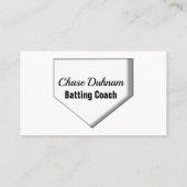 バッティングコーチの名刺 名刺 (裏面)