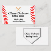 バッティングコーチの名刺 名刺 (正面/裏面)