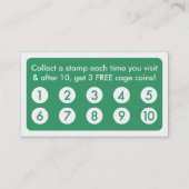 バッティングモダンケージロイヤリティカード ロイヤリティカード (裏面)