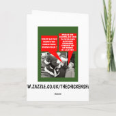 バッテリおもしろいーのスローガンクリスマス シーズンカード (裏面)