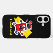 バッテリおもしろいー：エナジースコ走ン遠くに時 Case-Mate iPhoneケース (裏面 (横))