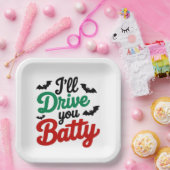 バッテリを付けて行こう ペーパープレート (パーティー)