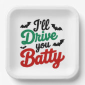 バッテリを付けて行こう ペーパープレート (正面)