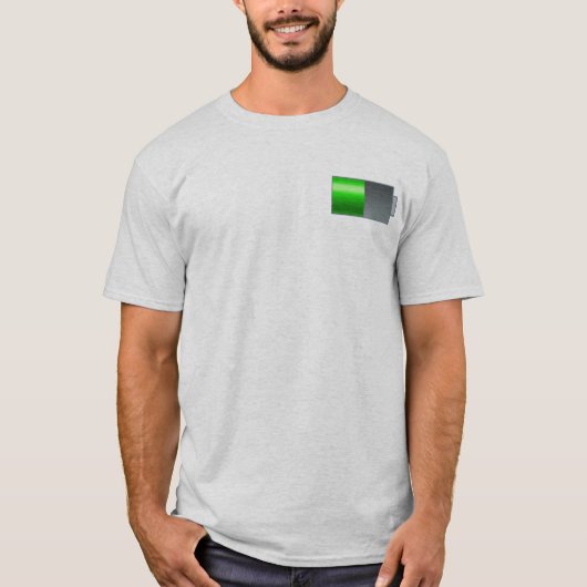 バッテリアイコンTシャツ Tシャツ (正面)