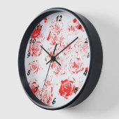 バッテリシンプルー動作時計 壁時計 (傾斜)