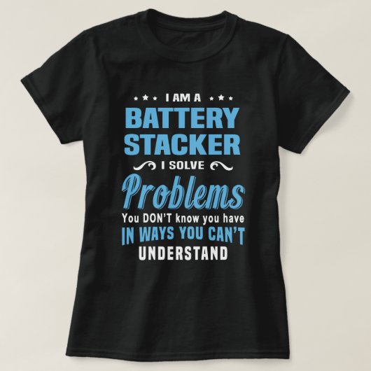 バッテリスタッカ Tシャツ (デザイン正面)