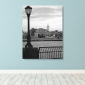 バッテリパークシティII キャンバスプリント (インサイチュ (ウッドフロア))