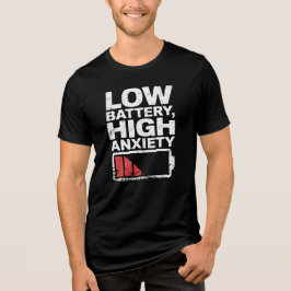 バッテリー切れ - 高まる不安 トライブレンドTシャツ