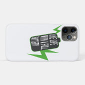 バッテリー満タンな人生 Case-Mate iPhoneケース (裏面(横))