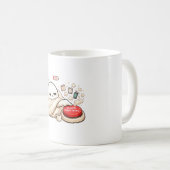 バッテリー2% 全てキャンセル  コーヒーマグカップ (正面右)