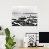 バッテリー&オールドキャッスルガーデン ポスター (ホームオフィス)