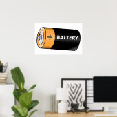 バッテリー ポスター (ホームオフィス)