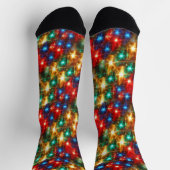 バッテリ不要のクリスマスライトソックス ソックス (上部)