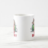 バッテリ低下の子猫 コーヒーマグカップ (中央)