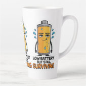 バッテリ低下 カフェラテマグ (右)