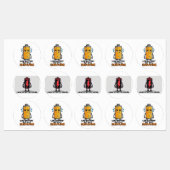 バッテリ低下 ラベル (シート)