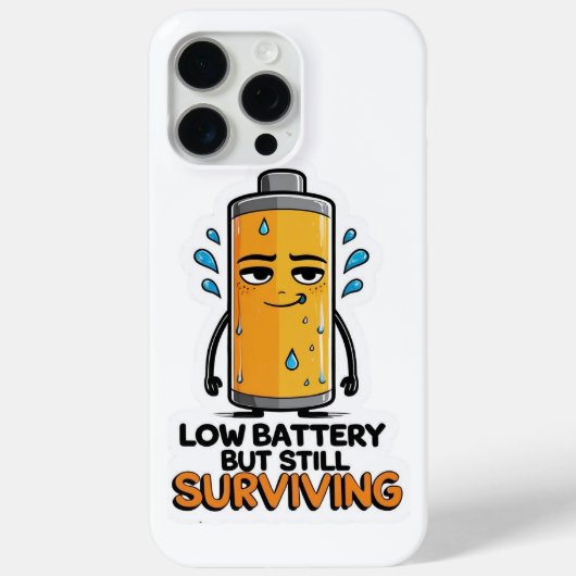 バッテリ低下 Case-Mate iPhoneケース (裏面)