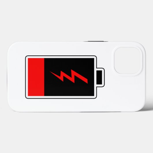 バッテリ低下 Case-Mate iPhoneケース (裏面 (横))