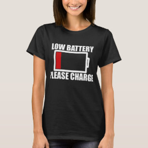 バッテリ低下(_P) Tシャツ