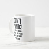 バッテリ充電インフラストラクチャのスペシャリスト コーヒーマグカップ (正面左)