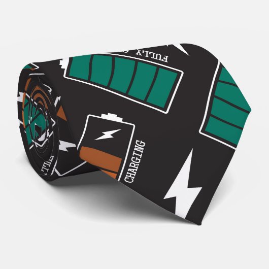 バッテリ充電 ネクタイ (ロール)