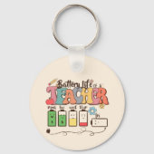 バッテリ寿命 – 関連先生教育者 キーホルダー (裏面)