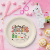 バッテリ寿命 – 関連先生教育者 ペーパープレート (パーティー)