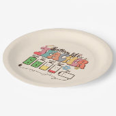 バッテリ寿命 – 関連先生教育者 ペーパープレート (アングル)