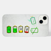 バッテリ持続時間 – レトログリーンエディションiPhone iPhoneケース (裏面横)