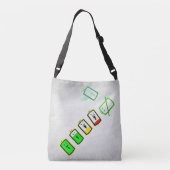 バッテリ持続時間 – レトロピンクミックス版 クロスボディバッグ (裏面)