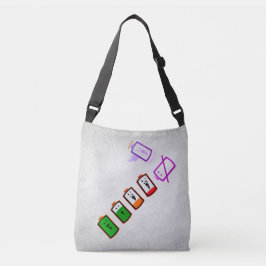 バッテリ持続時間 – レトロピンクミックス版 クロスボディバッグ