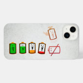 バッテリ持続時間 – レトロ版iPhone iPhoneケース (裏面横)