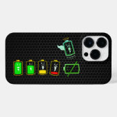 バッテリ持続時間 – Groovy Green Vibe Edition iPhoneケース (裏面横)