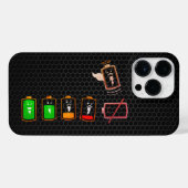 バッテリ持続時間 – Groovy White Edition iPhoneケース (裏面横)