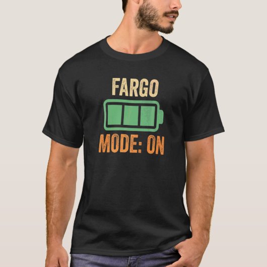 バッテリ駆動のファーゴモード Tシャツ (正面)