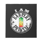 バッテリ駆動のメモ帳 ノートパッド (正面)