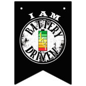 バッテリ駆動 バンティングフラッグ (第1の旗)