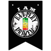 バッテリ駆動 バンティングフラッグ (第3の旗)