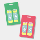 バッテリ バッジ (正面＆裏面)