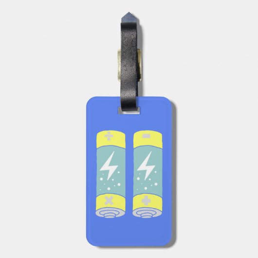 バッテリ ラゲッジタグ (裏面縦)