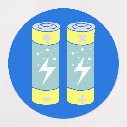バッテリ ラベル (デザイン1)