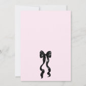 バットとリボンのハロウィン ベイビーシャワー招待状 招待状 (裏面)